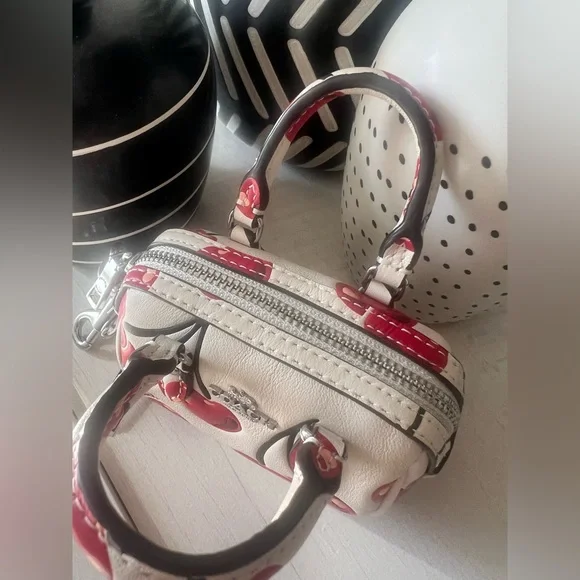 Coach Cherry Rowan Bag Charm (NWT) - Picture 3 of 7